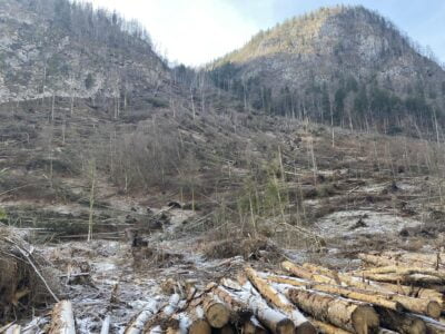 Vetrolom 2023, dolina Radovna, vir: Občina Kranjska Gora